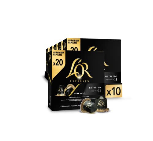 Cápsulas RISTRETTO L'OR — sabor intenso y crema densa