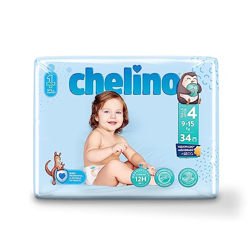 Chelino PAÑALES talla 4 — Protección cómoda para gateo