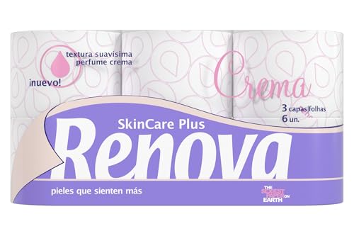 PAPEL HIGIÉNICO PERFUMADO Renova — Suavidad y DISEÑO (6 rollos)