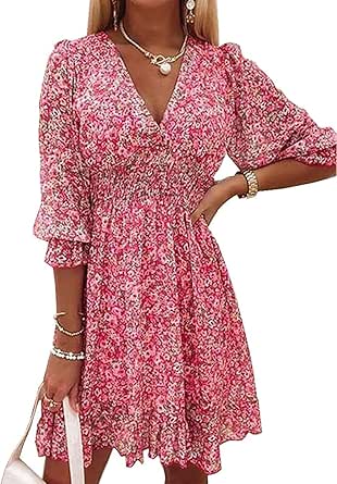 ¡Gran Oferta! Vestido Bohemio Corto en Promoción Limitada