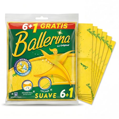 BAYETA AMARILLA BALLERINA - ALTA ABSORCIÓN
