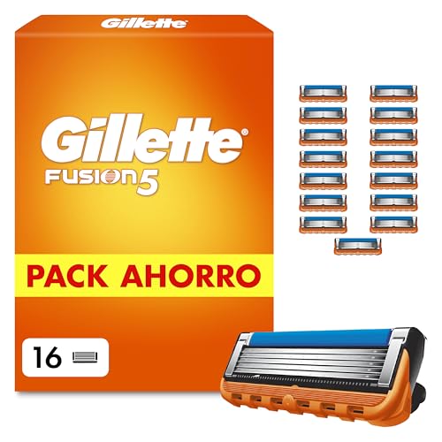 Cuchillas GILLETTE FUSION 5 — AFEITADO SUAVE con 35% DTO