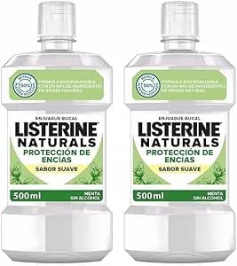 Enjuague LISTERINE Naturals Pack Doble — Frescor y protección