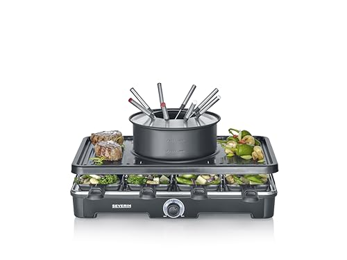 Raclette SEVERIN COMPACTA — FUNDIDO rápido y limpieza sencilla