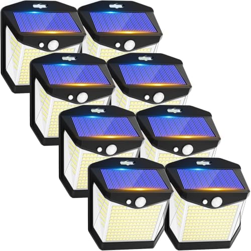 Luces Solares LED con SENSOR de movimiento