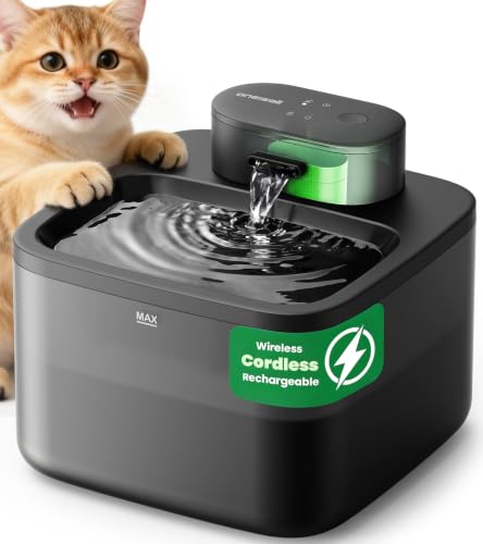 Fuente de agua INALÁMBRICA para gatos Oneisall