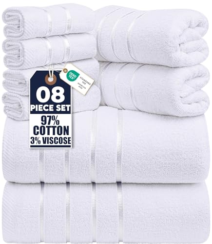 TOALLAS UTOPIA LUJO: PACK 8 altamente absorbentes
