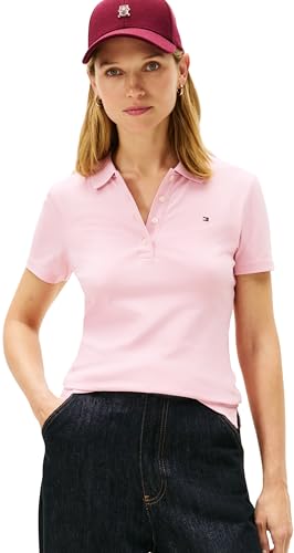 POLO TOMMY HILFIGER AJUSTADO rosa: estilo clásico y cómodo