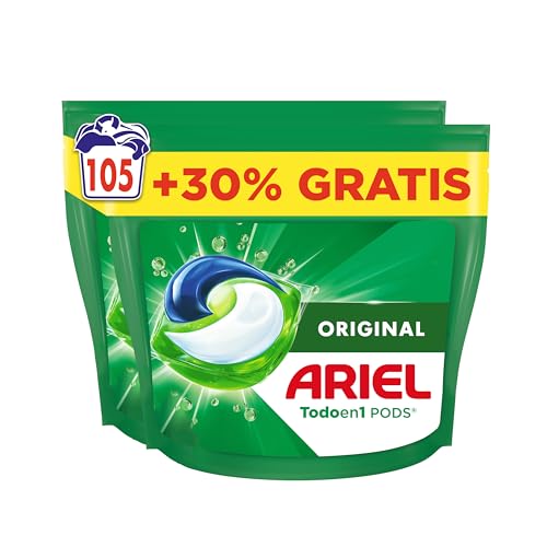 ARIEL PODS 105 cápsulas — LIMPIEZA PROFUNDA y frescor