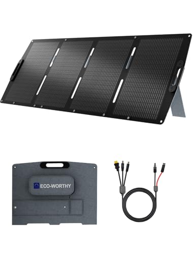 Panel SOLAR portátil 200W — Alta eficiencia y plegable