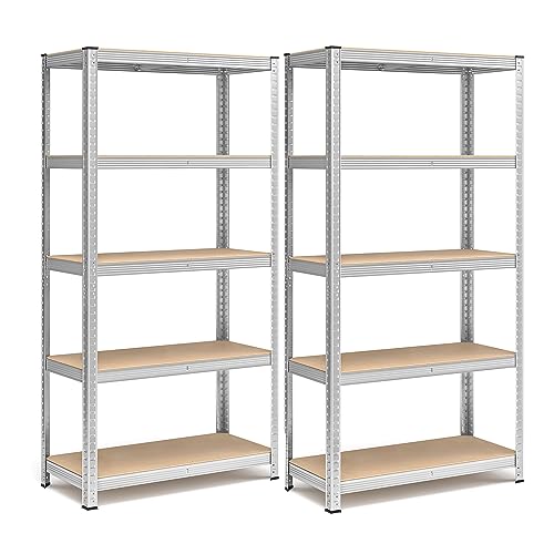 Estantería METÁLICA modular 5 niveles — Resistente hasta 875 kg