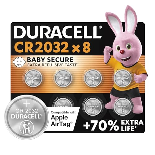Pilas de botón CR2032 DURACELL — LARGA DURACIÓN para dispositivos